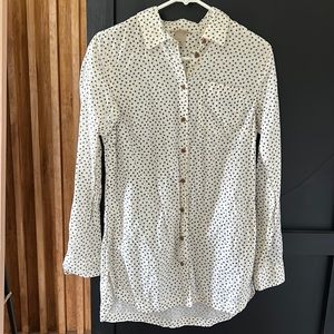 DULUTH Trading Co. Artisan Hemp Tunic in Polka Dot. XS